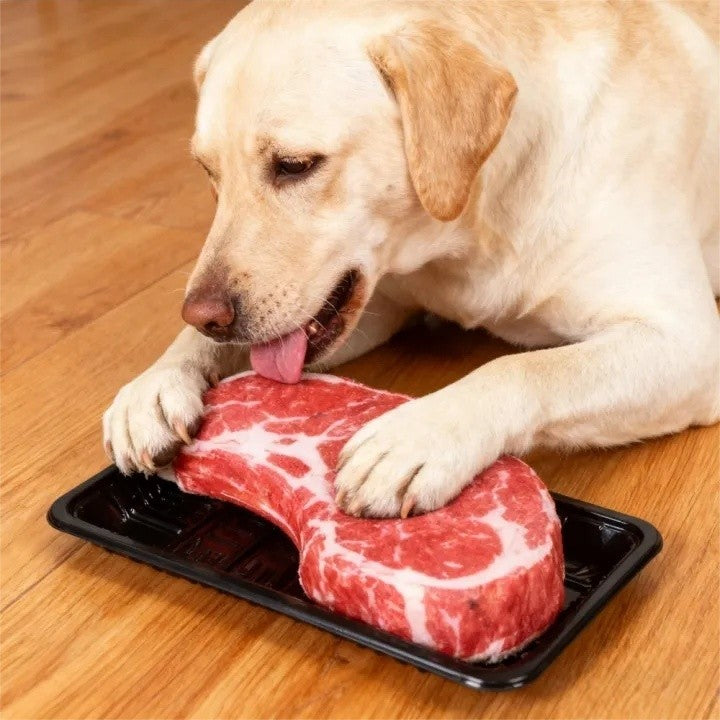 Juguete Resistente en Forma de Res para Mascotas