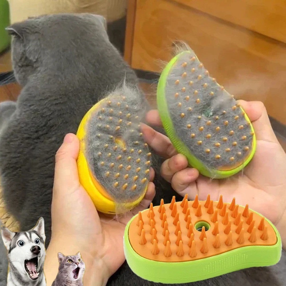Cepillo de Vapor Eléctrico para Mascota