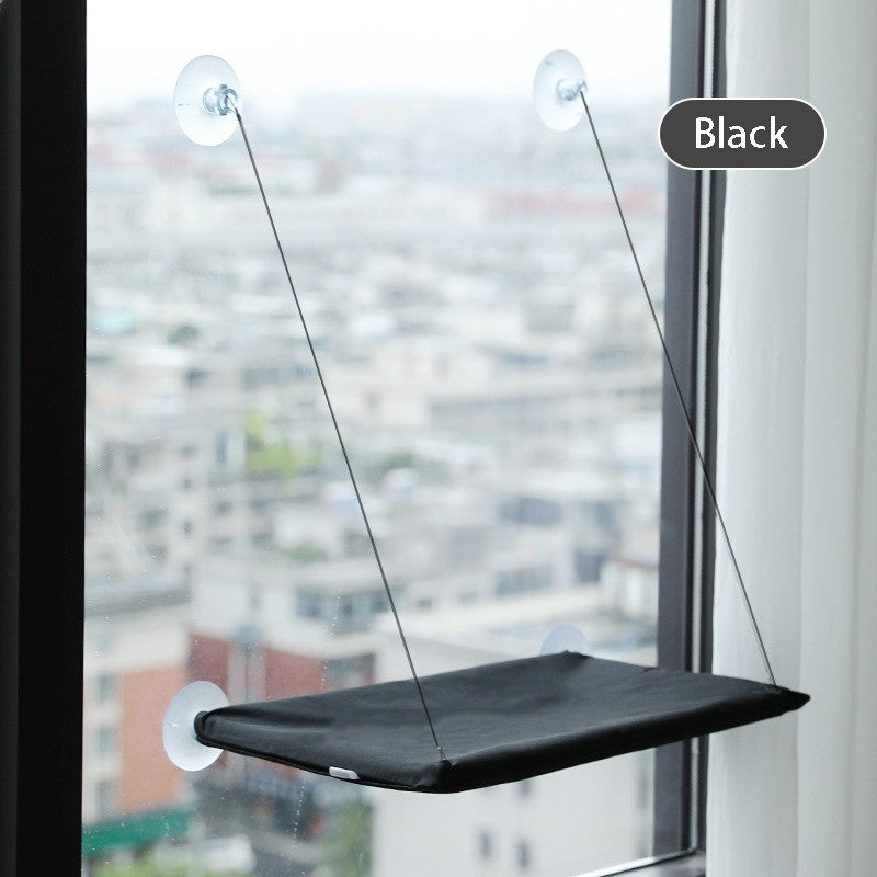 Hamaca de Ventana con Ventosas para Gatos hasta 20 kg