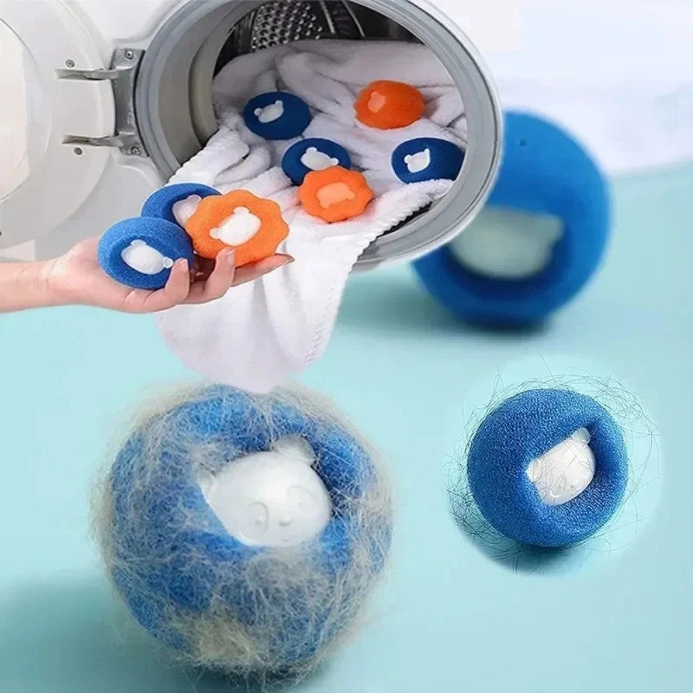 Bolas Quitapelo Reutilizables para Lavadora