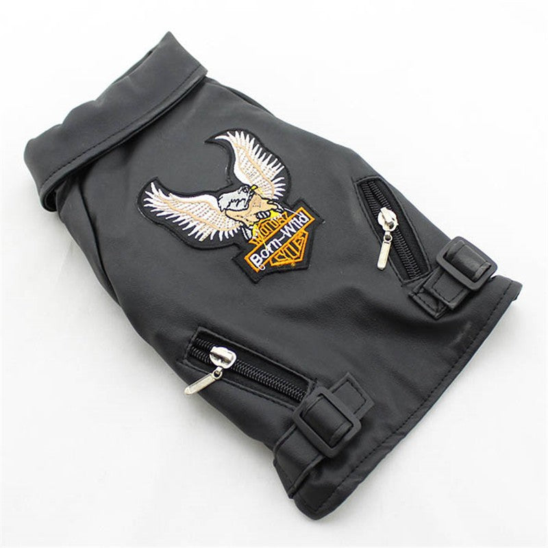Chamarra para Mascotas Estilo Motociclista