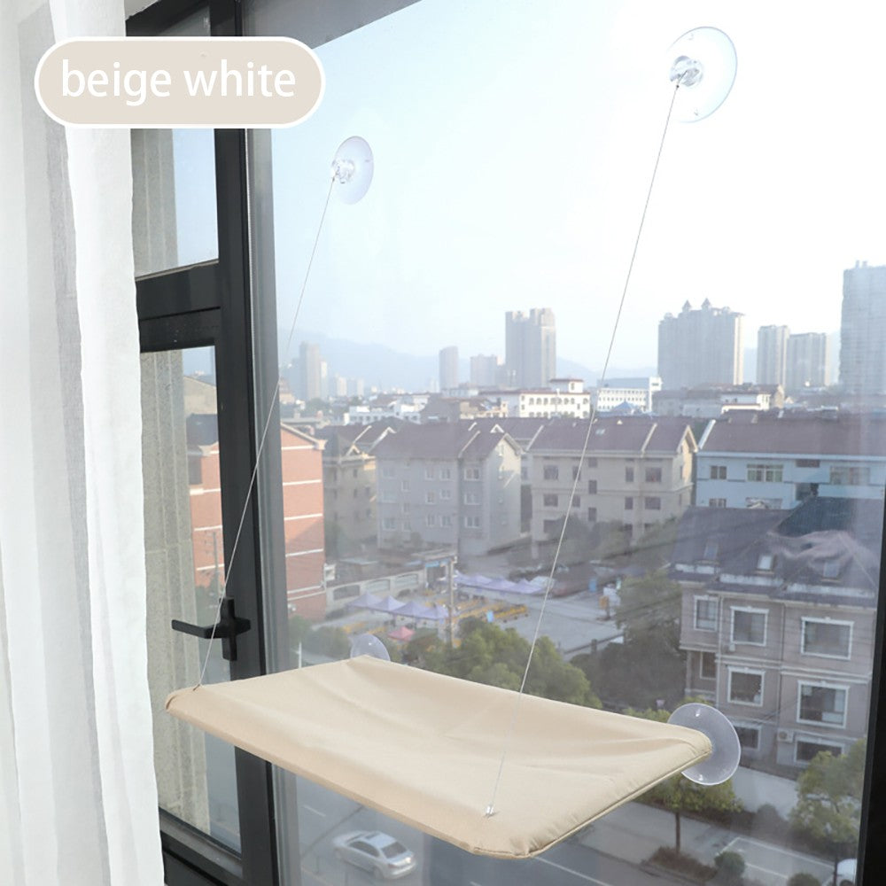 Hamaca de Ventana con Ventosas para Gatos hasta 20 kg