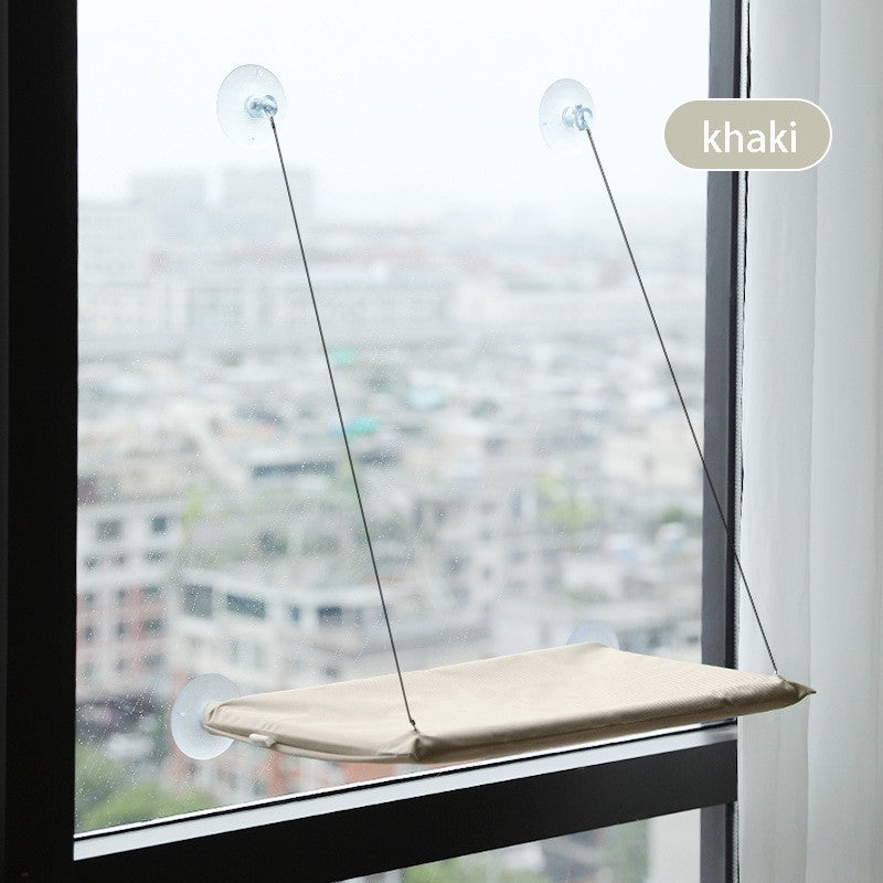 Hamaca de Ventana con Ventosas para Gatos hasta 20 kg