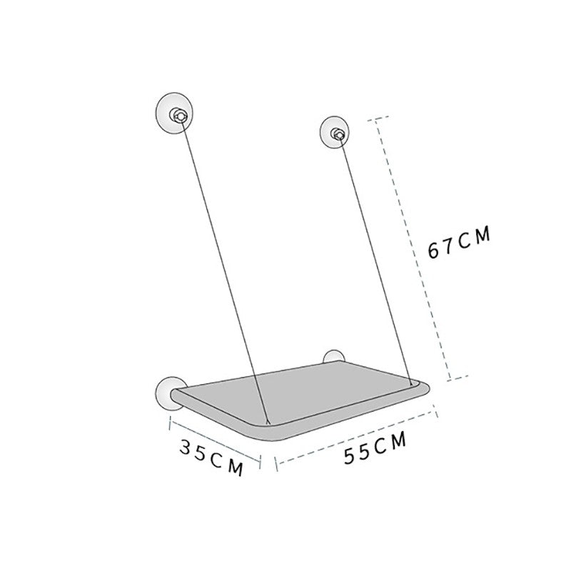 Hamaca de Ventana con Ventosas para Gatos hasta 20 kg
