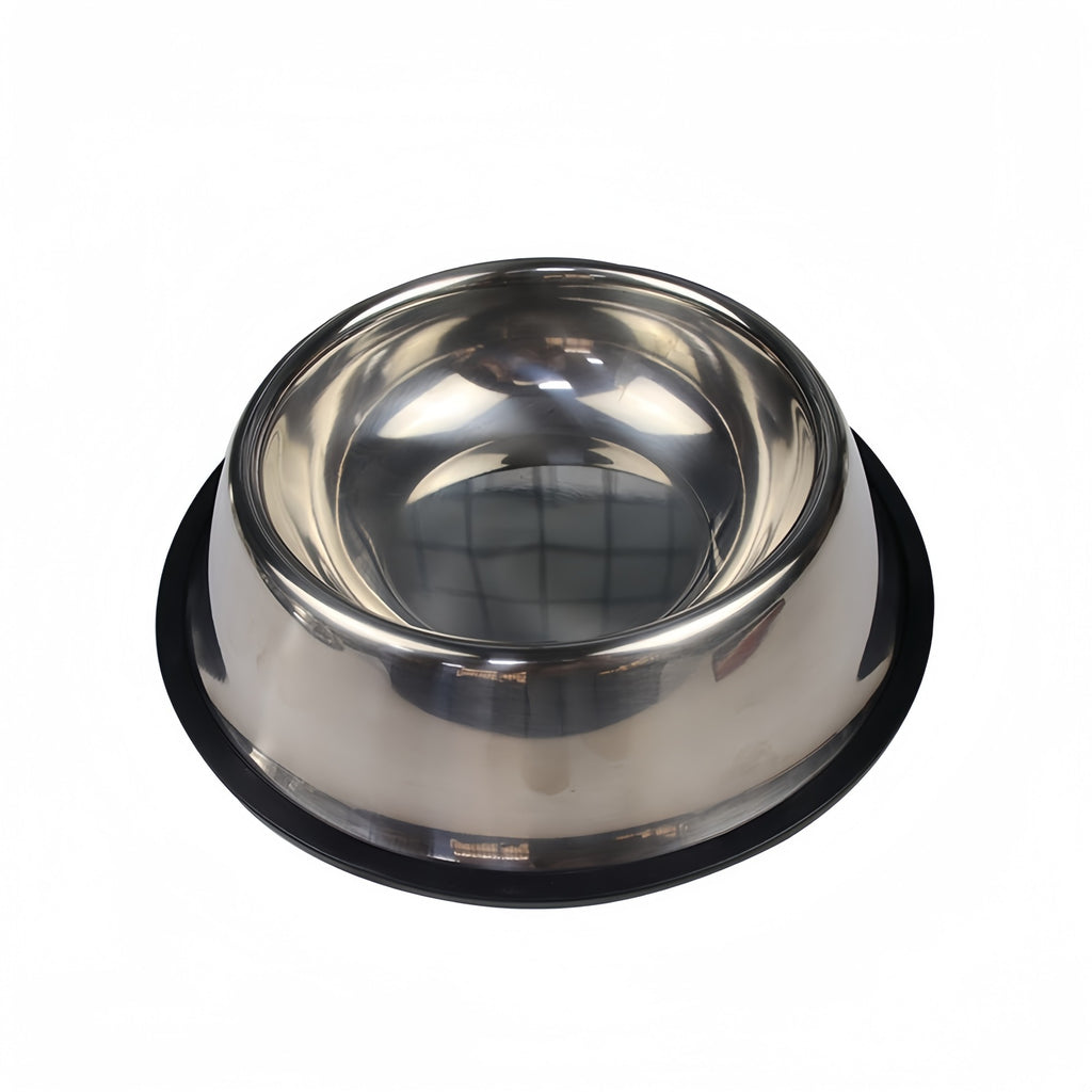 Tazón de Acero Inoxidable para Perros y Gatos