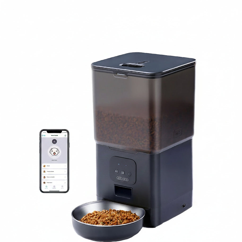 Comedero Automático para Perros y Gatos con WiFi 6Kg