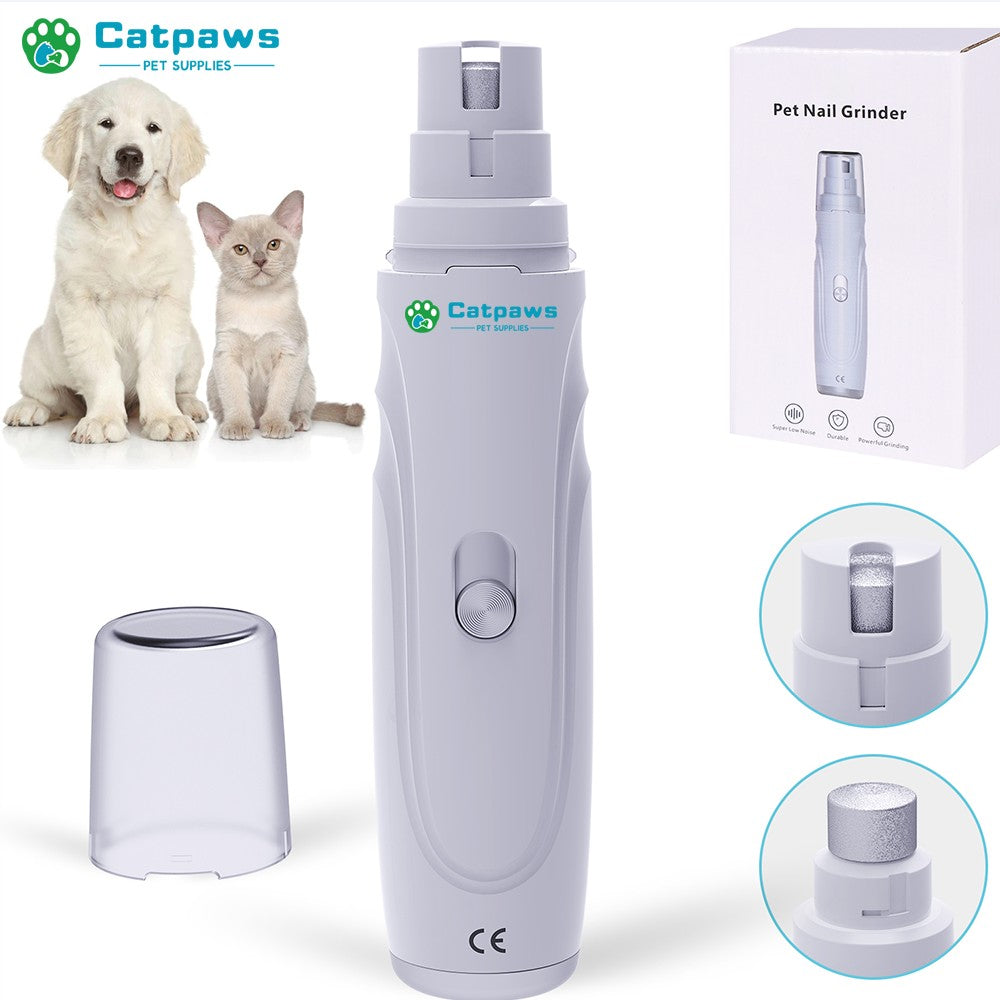 Lima Eléctrica Recargable para Uñas de Mascotas