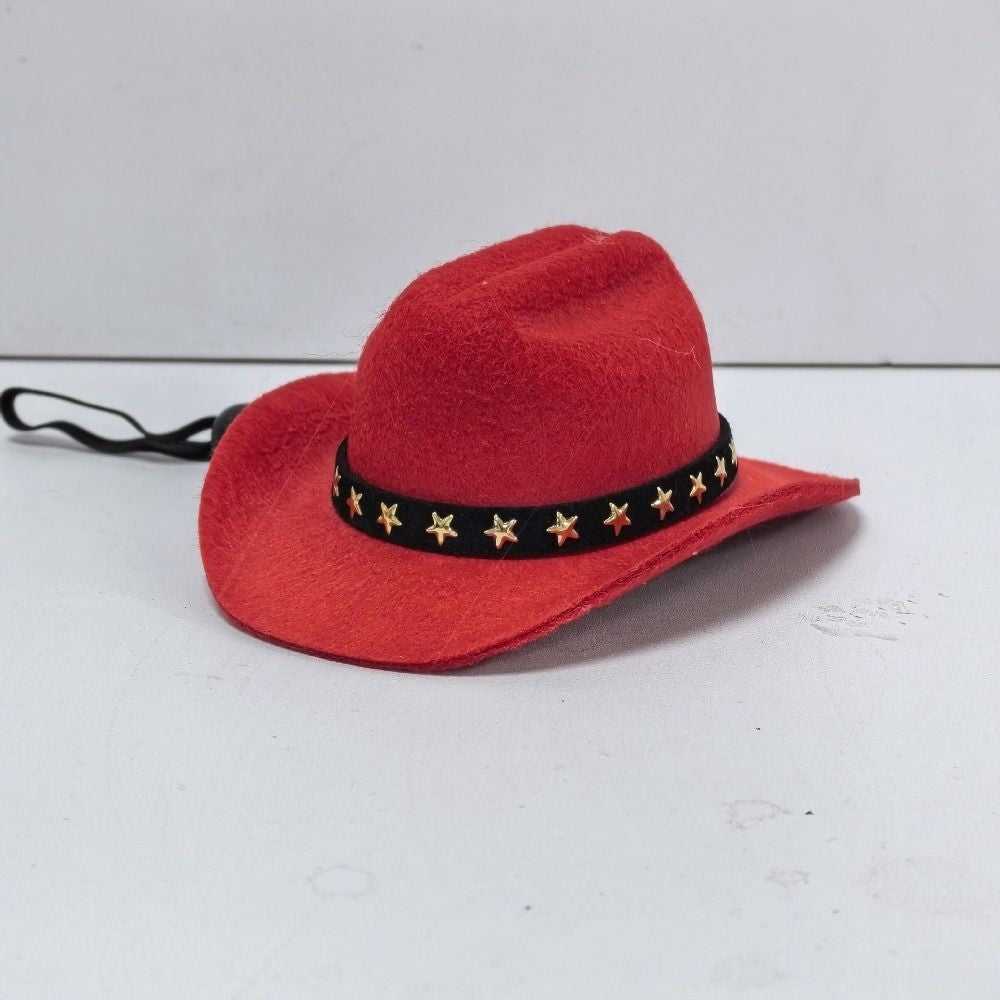 Sombrero Vaquero Ajustable para Perros Pequeños y Gatos