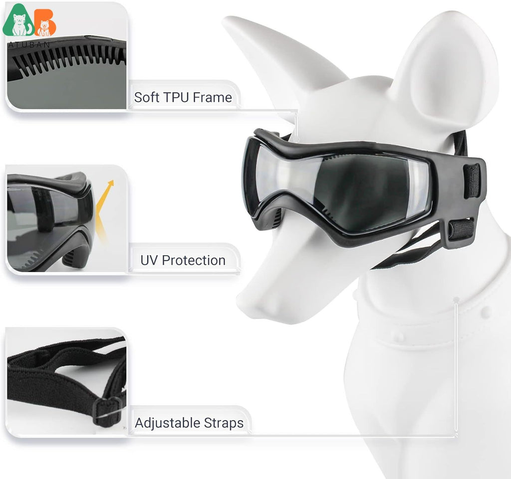 Casco y Gafas para Perros Pequeños