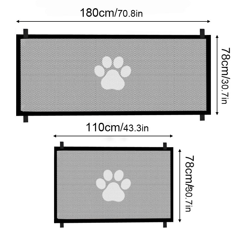 Barreras de Seguridad Plegable para Mascotas