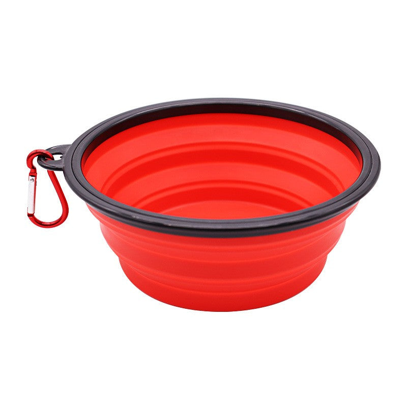 Tazón Portátil Plegable de Silicona para Perros