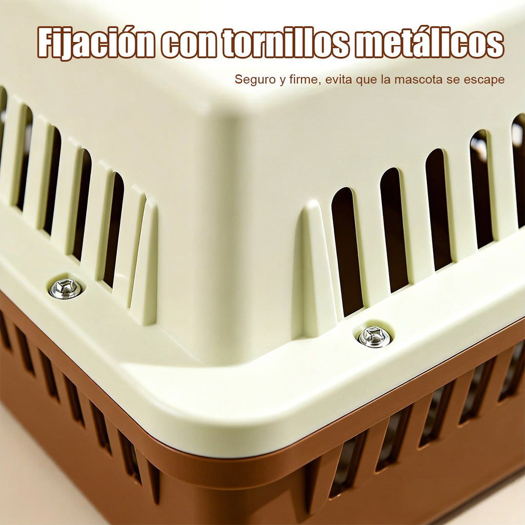 Caja de Transporte para Gatos y Perros Pequeños