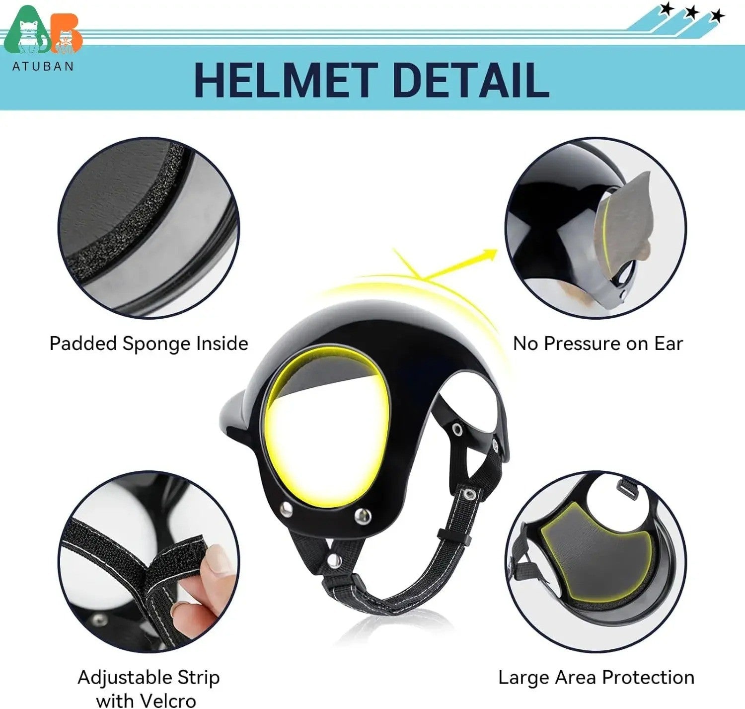Casco y Gafas para Perros Pequeños