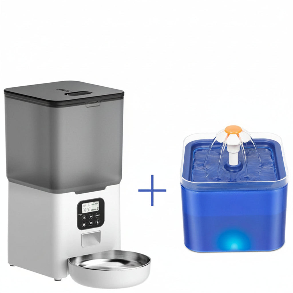 Comedero Automático para Perros y Gatos con WiFi 6Kg