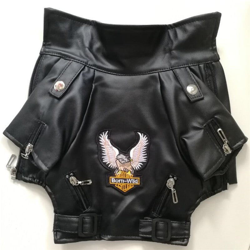 Chamarra para Mascotas Estilo Motociclista