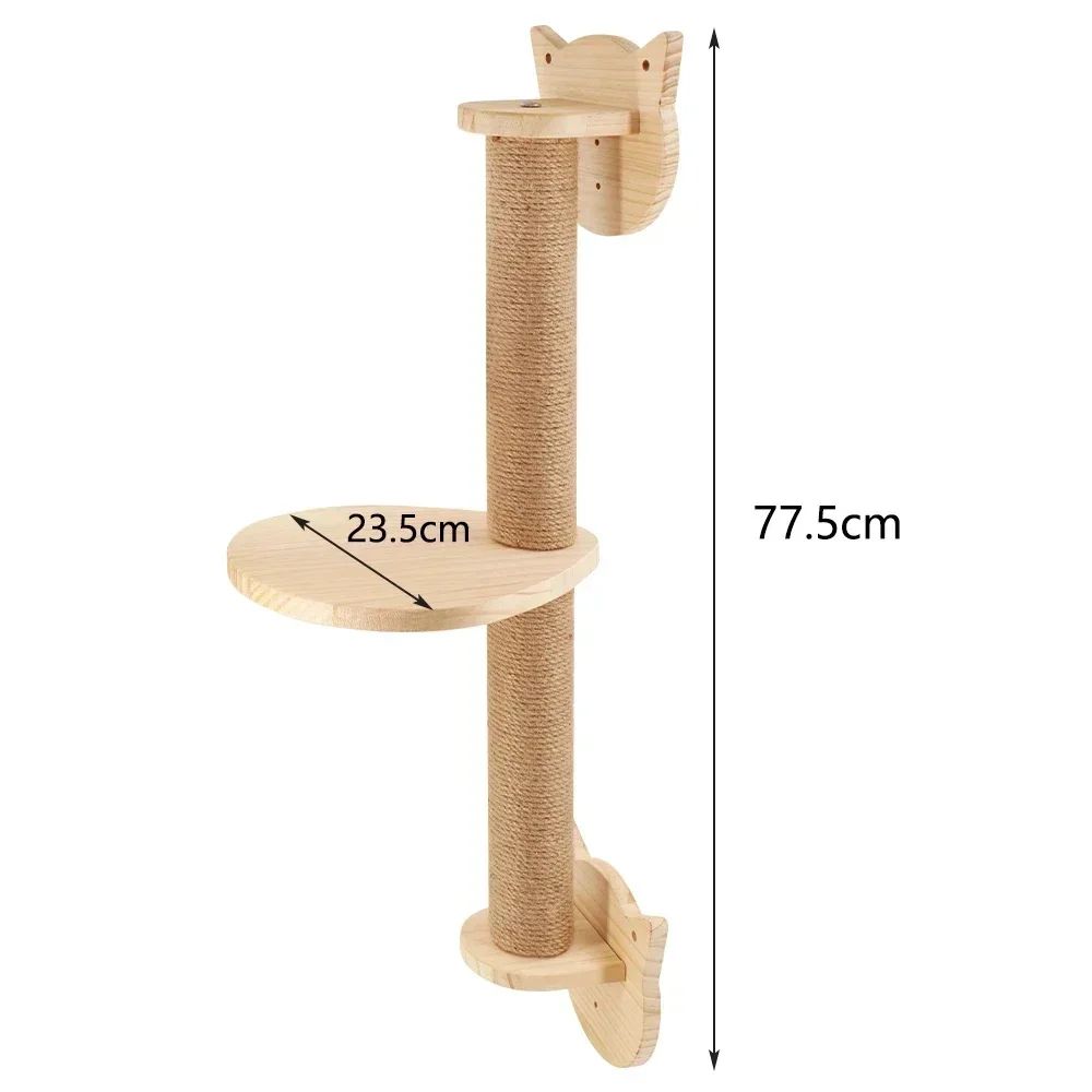Repisas de Pared para Descanso y Juego de Gatos