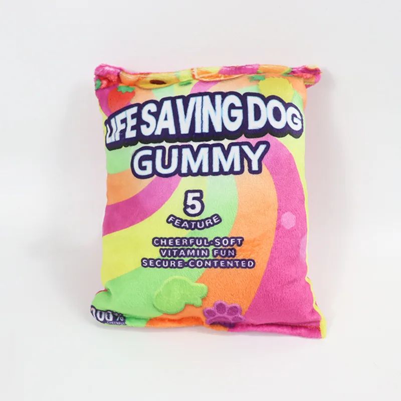 Juguetes de Peluche con Forma de Dulce para Perro