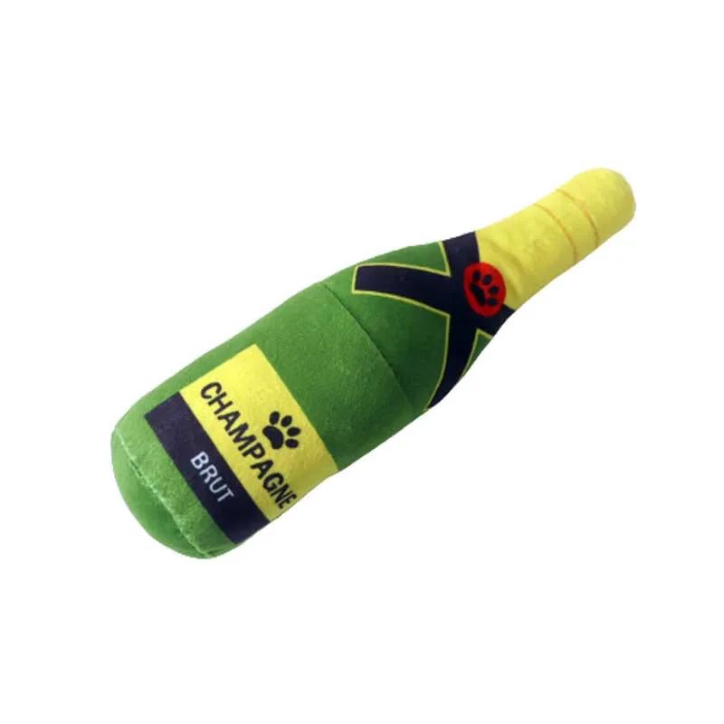 Juguetes de Peluche en Forma de Botella para Perros