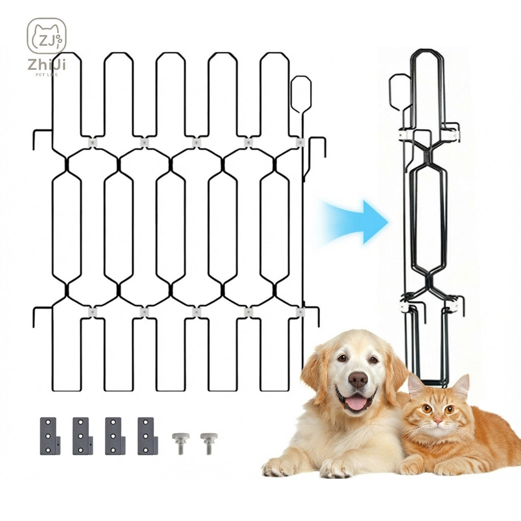 Reja Metálica de Puerta Plegable para Mascotas