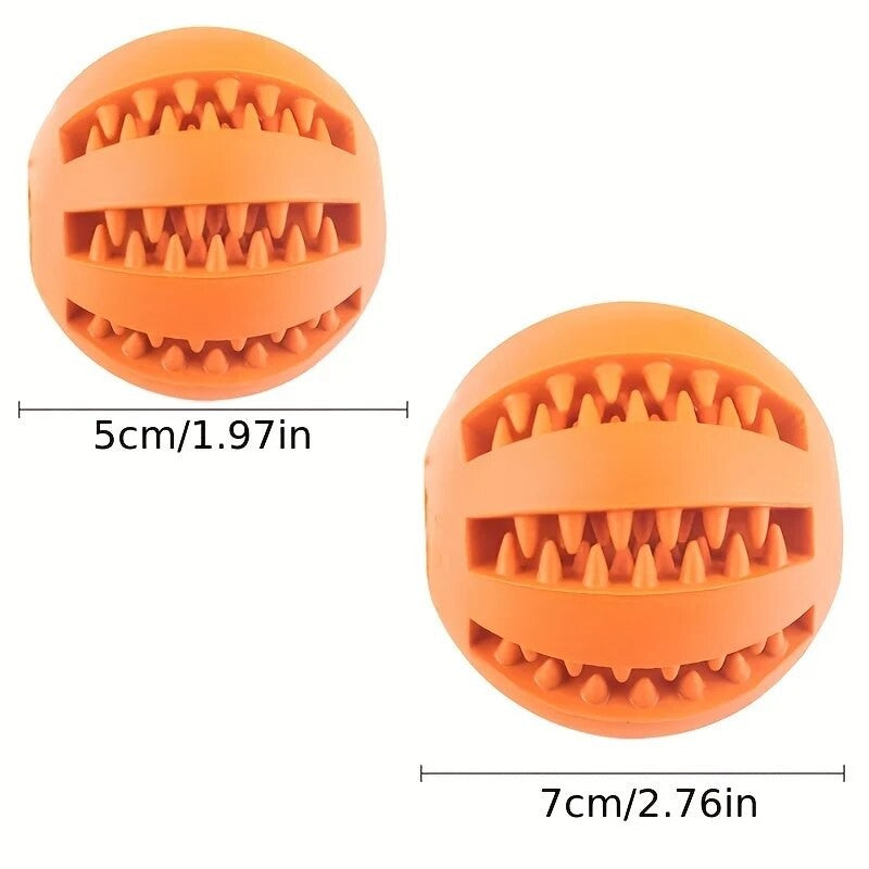 Pelota de Caucho para Morder y Jugar con Perros