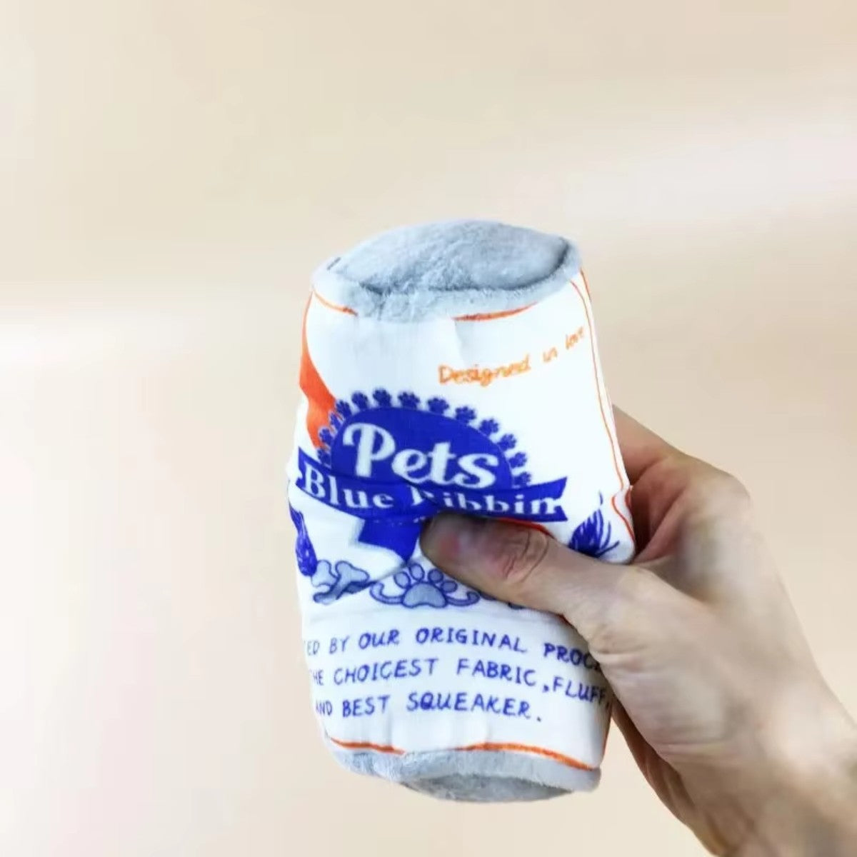 Juguete de Peluche en Forma de Lata para Perro con Sonido