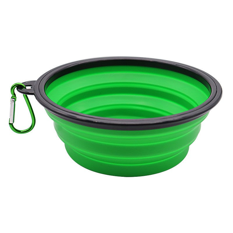 Tazón Portátil Plegable de Silicona para Perros