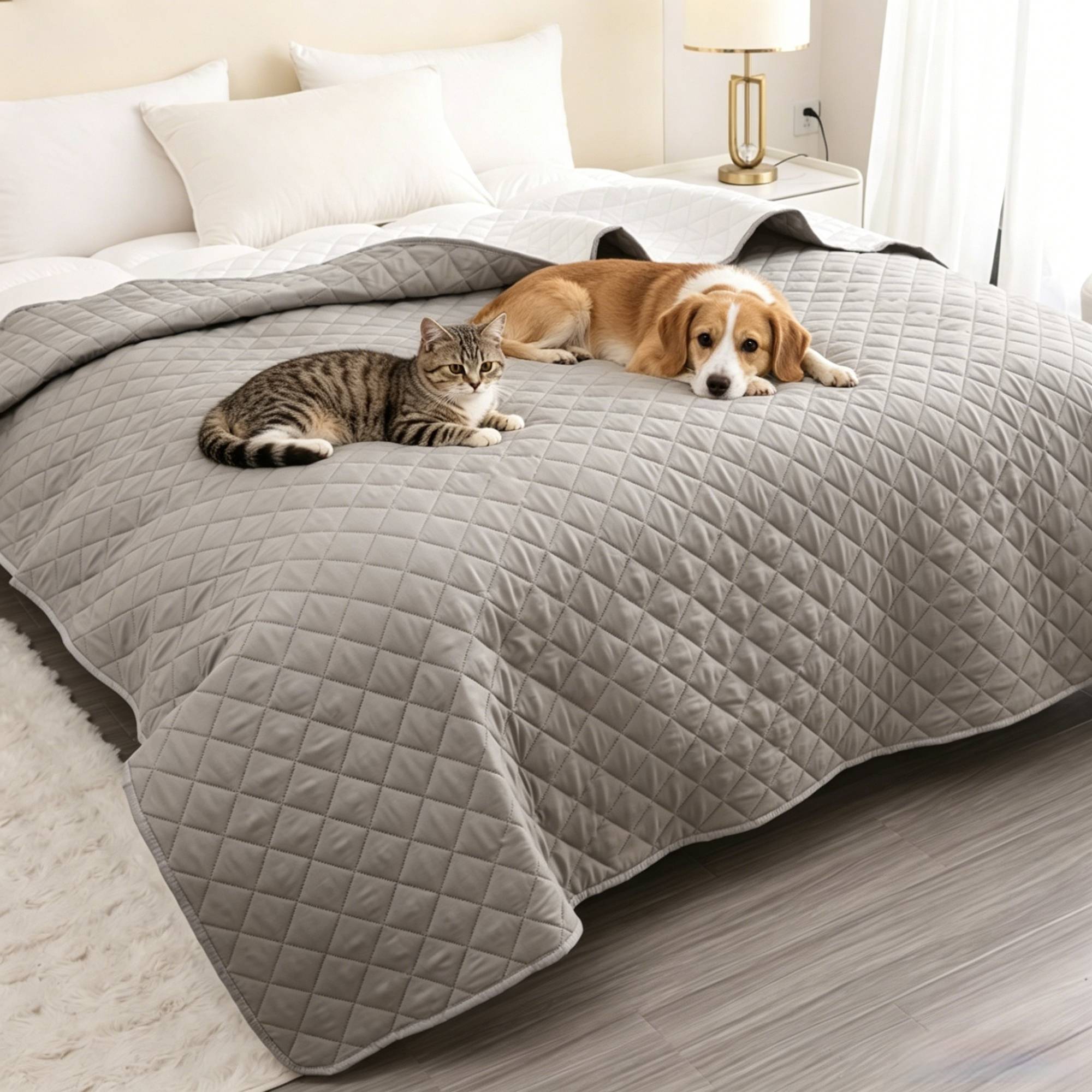 Cobija Protectora Impermeable de Cama y Sofá