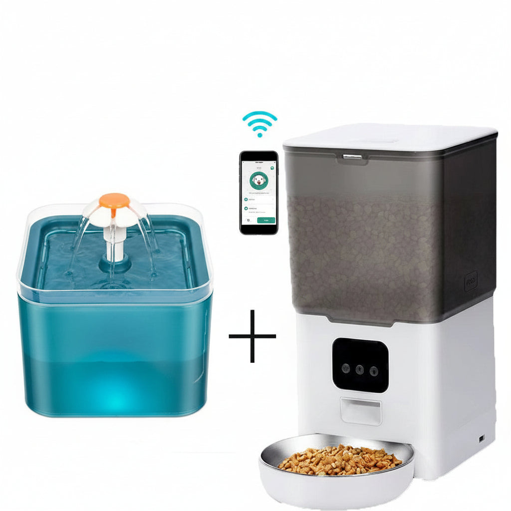Comedero Automático para Perros y Gatos con WiFi 6Kg