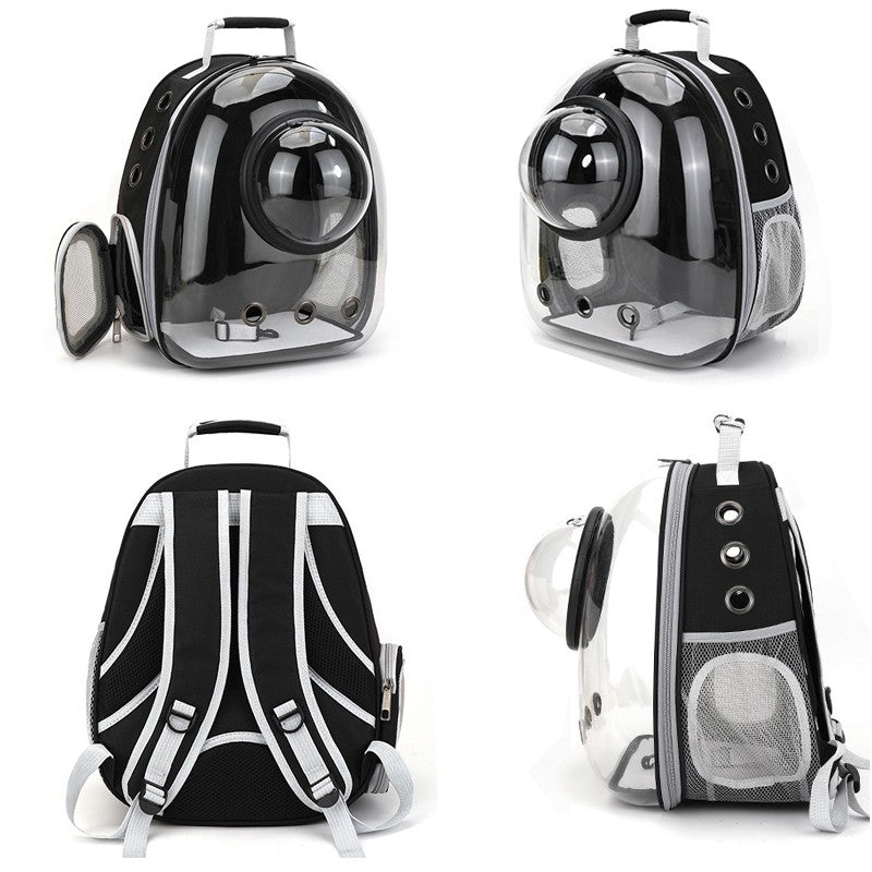 Mochila Transparente Ventilada para Perros y Gatos