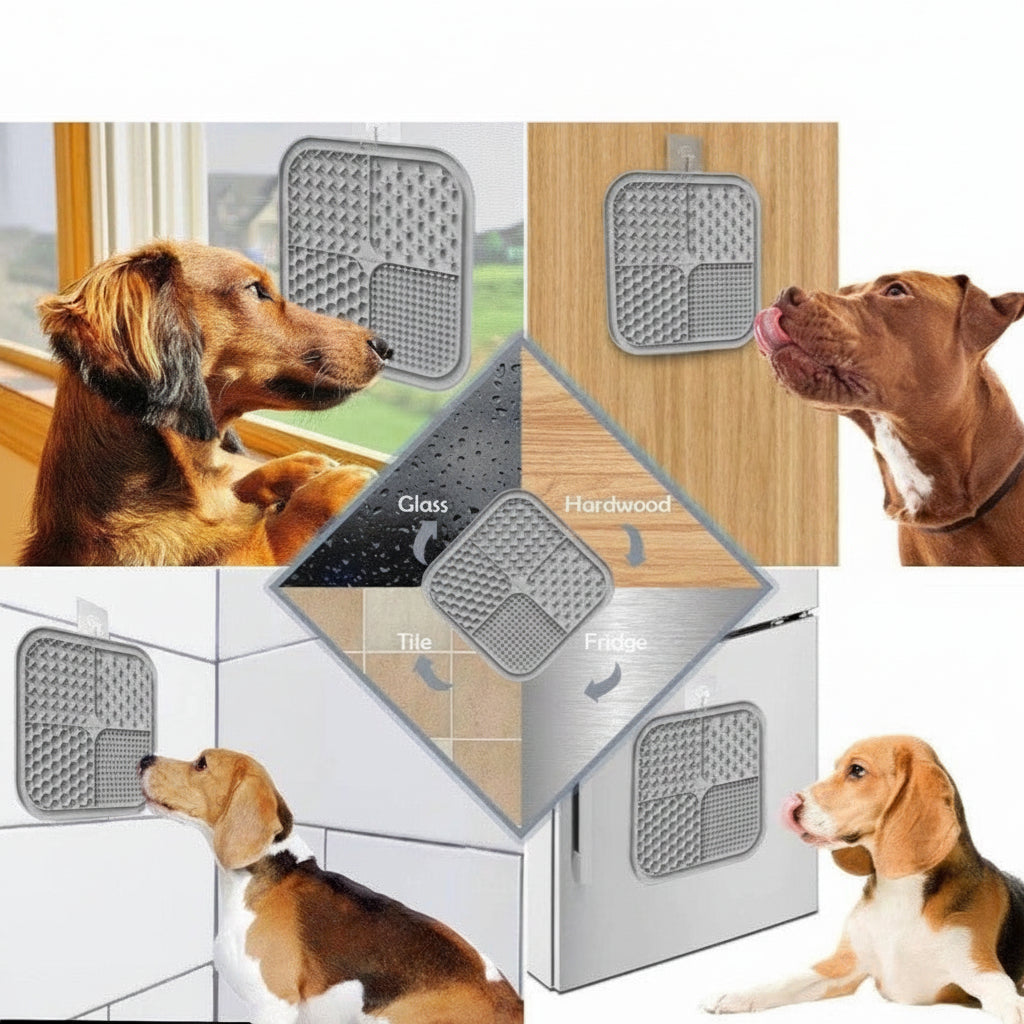 Tapete de Alimento con Ventosas para Mascotas