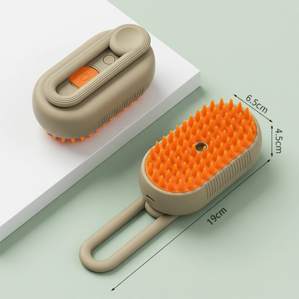 Cepillo de Vapor Eléctrico para Mascota