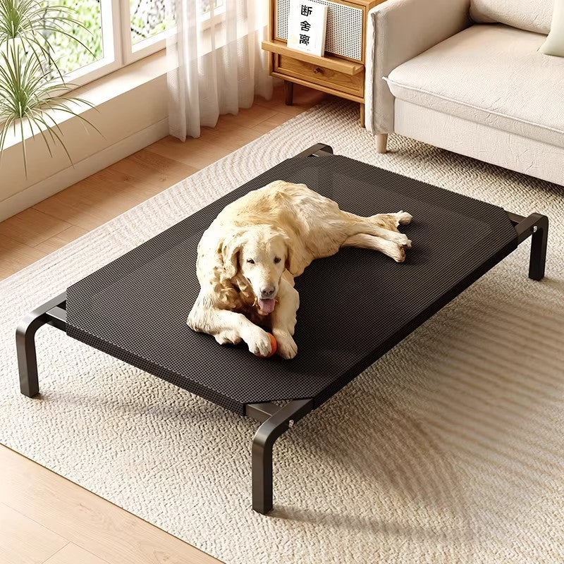 Cama Elevada Portátil de Malla Refrescante para Perros