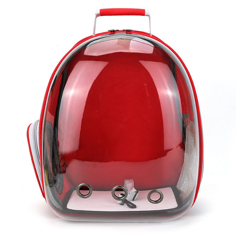 Mochila Transparente Ventilada para Perros y Gatos