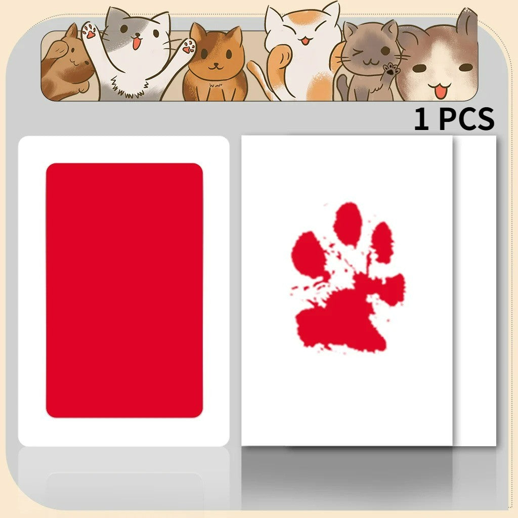 Kit de Huellas con Almohadillas de Tinta para Perro No Tóxico