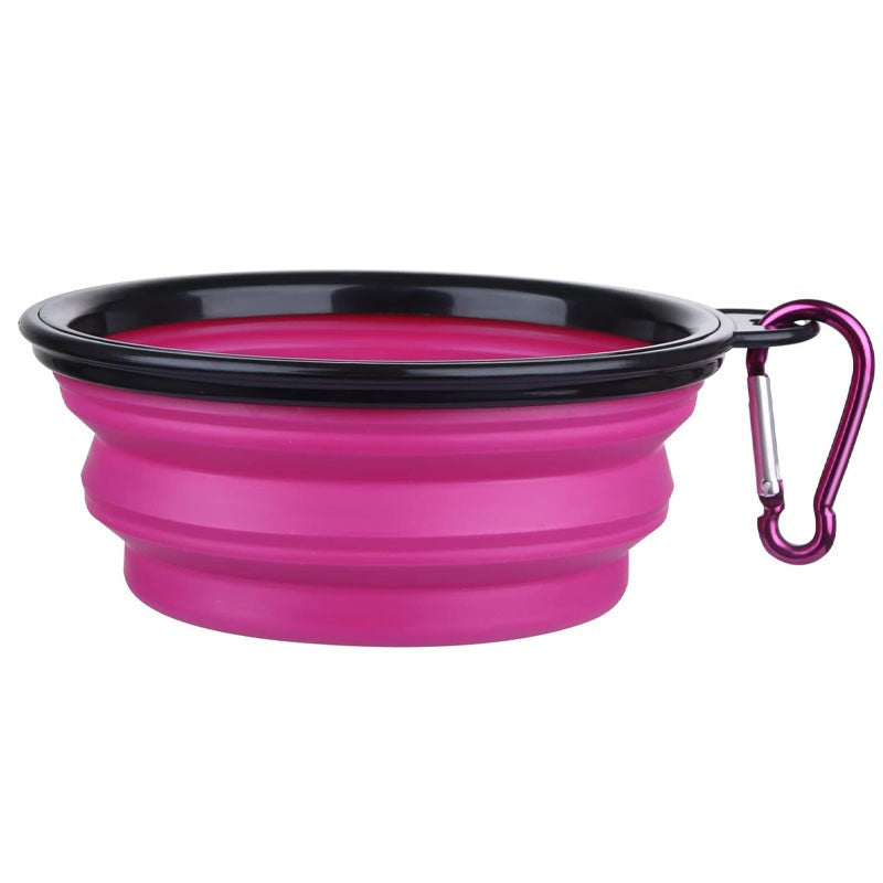Tazón Portátil Plegable de Silicona para Perros